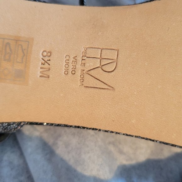 Pelle moda strappy silver heel sandal - Picture 12 of 13